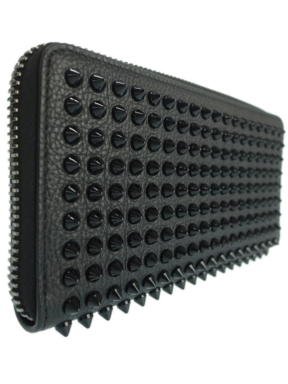 Christian Louboutin Long Panettone Wallet Studded Zipper Round